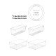 4 Parça Organizer Set - Buzdolabı İçi Düzenleyici Saklama Kutusu - Dolap İçi Sebze Meyve Organizer 4 Parça Organizer Set - Buzdolabı İçi Düzenleyici Saklama Kutusu - Dolap İçi Sebze Meyve Organizer