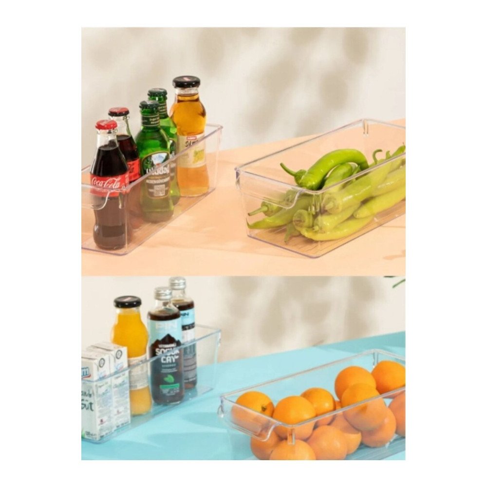 4 Parça Organizer Set - Buzdolabı İçi Düzenleyici Saklama Kutusu - Dolap İçi Sebze Meyve Organizer 4 Parça Organizer Set - Buzdolabı İçi Düzenleyici Saklama Kutusu - Dolap İçi Sebze Meyve Organizer