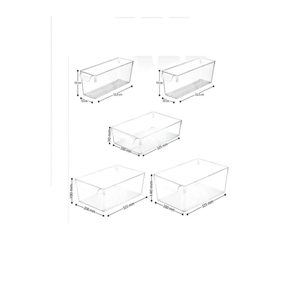 5 Parça Organizer Set - Buzdolabı İçi Düzenleyici Saklama Kutusu - Dolap İçi Sebze Meyve Organizer 5 Parça Organizer Set - Buzdolabı İçi Düzenleyici Saklama Kutusu - Dolap İçi Sebze Meyve Organizer
