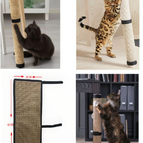 Doğal Sisal Kedi Tırmalama Halısı - Mobilyalarınızı Koruyan Çözüm