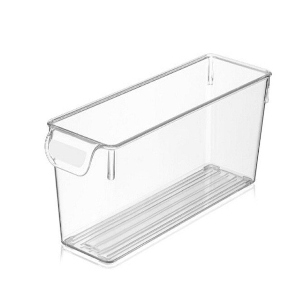 Şeffaf Buzdolabı İçi Düzenleyici - Dolap İçi Sebze Meyve Düzenleyici Kutu Organizer 100 x 325 x 100