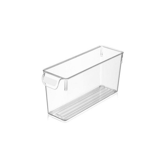 Şeffaf Buzdolabı İçi Düzenleyici - Dolap İçi Sebze Meyve Düzenleyici Kutu Organizer 100 x 325 x 100