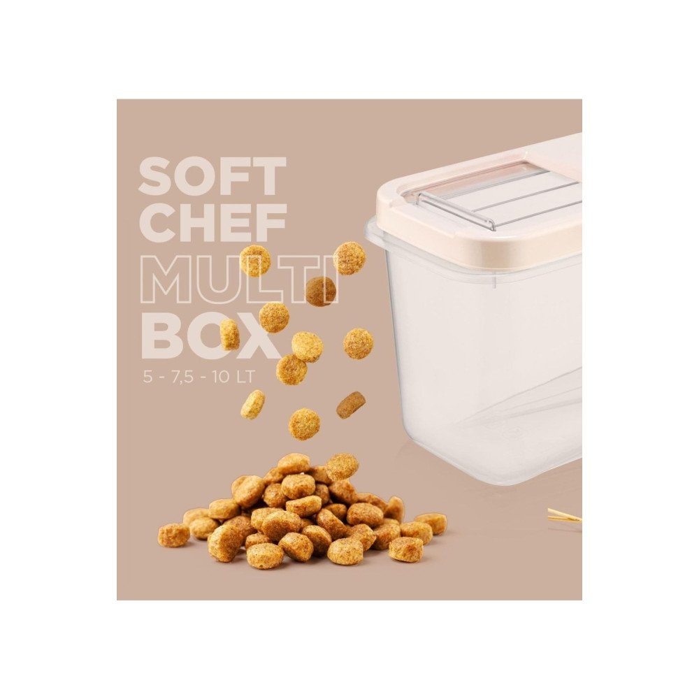 2 Adet 5 Lt Kayar Kapaklı Kedi Köpek Kuru Mama Saklama Kabı - Multibox Evcil Hayvan Mama Kutusu 2 Adet 5 Lt Kayar Kapaklı Kedi Köpek Kuru Mama Saklama Kabı - Multibox Evcil Hayvan Mama Kutusu